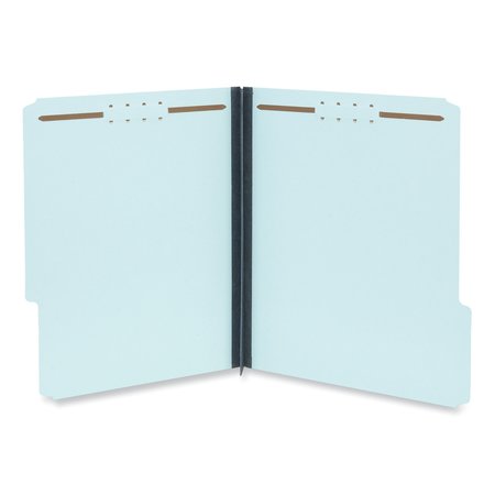 UNIVERSAL Top Tab Classification Folders, 2" Expansion, Letter Size, Light Blue, PK25, 25PK 5508